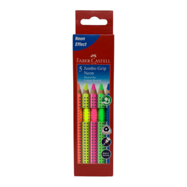 Faber-Castell Jumbo Grip Neon 5er
