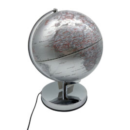 Gentlemen’s Hardware Globe Light | Silver | 10 Inch