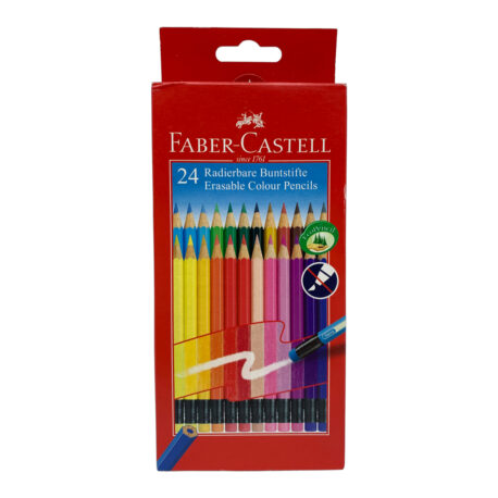 Faber-Castell-24er-Radierbuntstifte