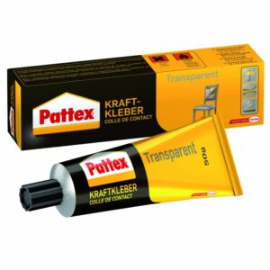 PATTEX KRAFTKLEBER TRANSPARENT WA 94, TRANSPARENTER AUFTRAG, TUBE MIT 50 G