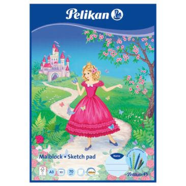 Malblock DIN A3, 30 Blatt Motiv Prinzessin