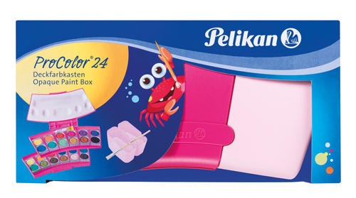 Pelikan Boîte de peinture standard d'école K24, 24 couleurs