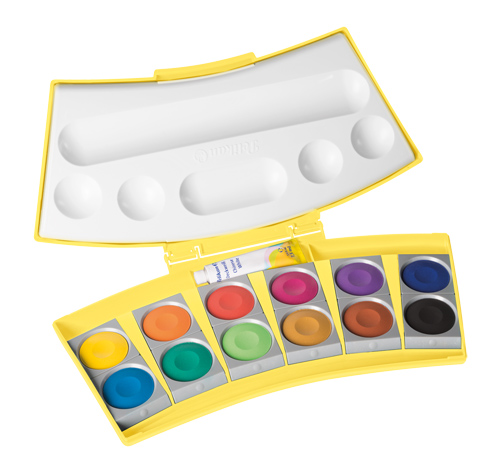 Pelikan Farbkasten Procolor®, Gelb, 12 Farben