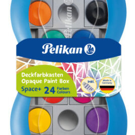 Pelikan Farbkasten Space+ inkl. Deckweiß, Blau, 24 Farben