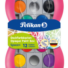 Pelikan Farbkasten Space+® inkl. Deckweiß, Magenta, 12 Farben