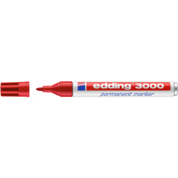 EDDING 3000 PERMANENTMARKER ROT