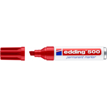 EDDING 500 PERMANENTMARKER ROT