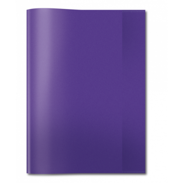 HEFTUMSCHLAG, PP-FOLIE, A4, VIOLETT TRANSPARENT